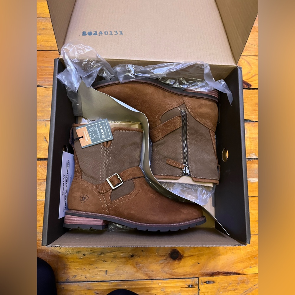 ARIAT Women’s Countryside Savannah H2O Waterproof Boots NWT’s Roasted Toffee (9) - Picture 10 of 15